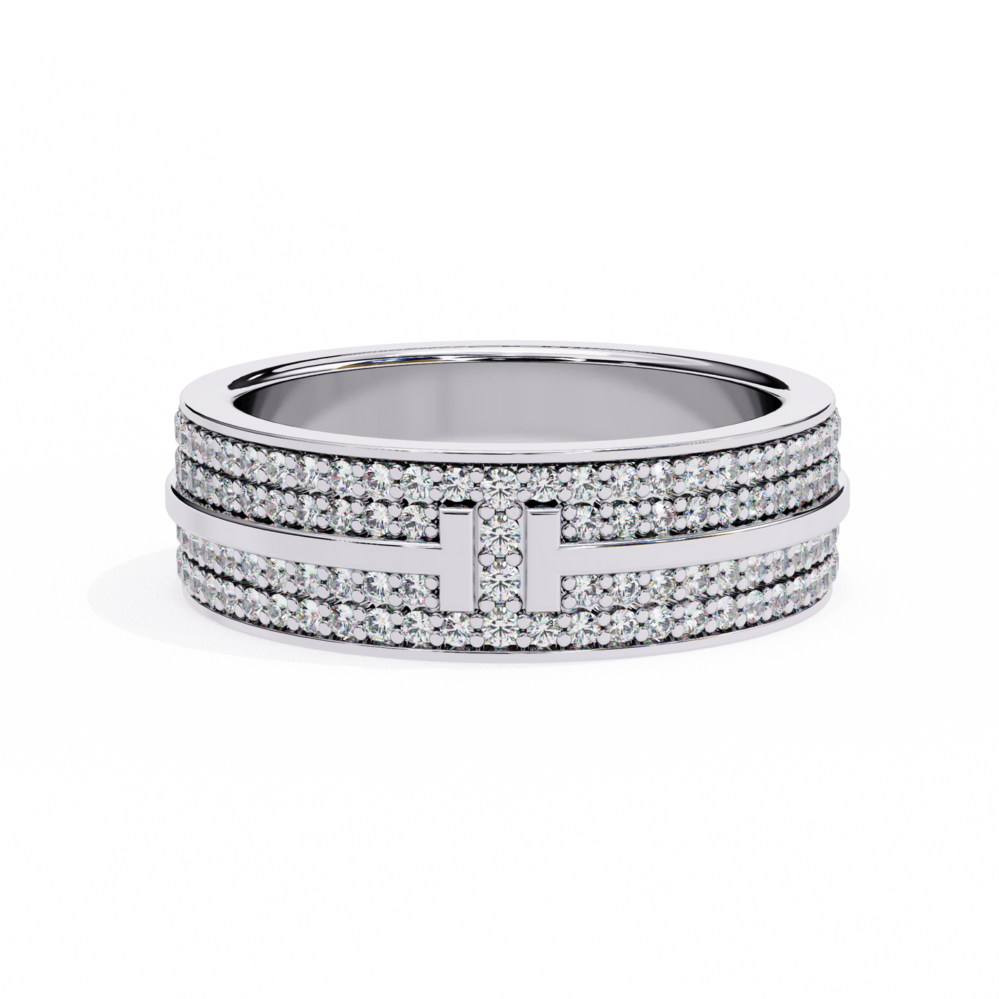 Petite Round Lab Diamond Multi-Stone Band – Dazzling Eternity Ring