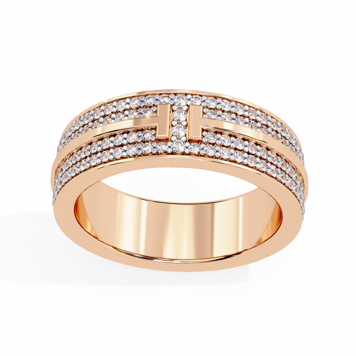Petite Round Lab Diamond Multi-Stone Band – Dazzling Eternity Ring