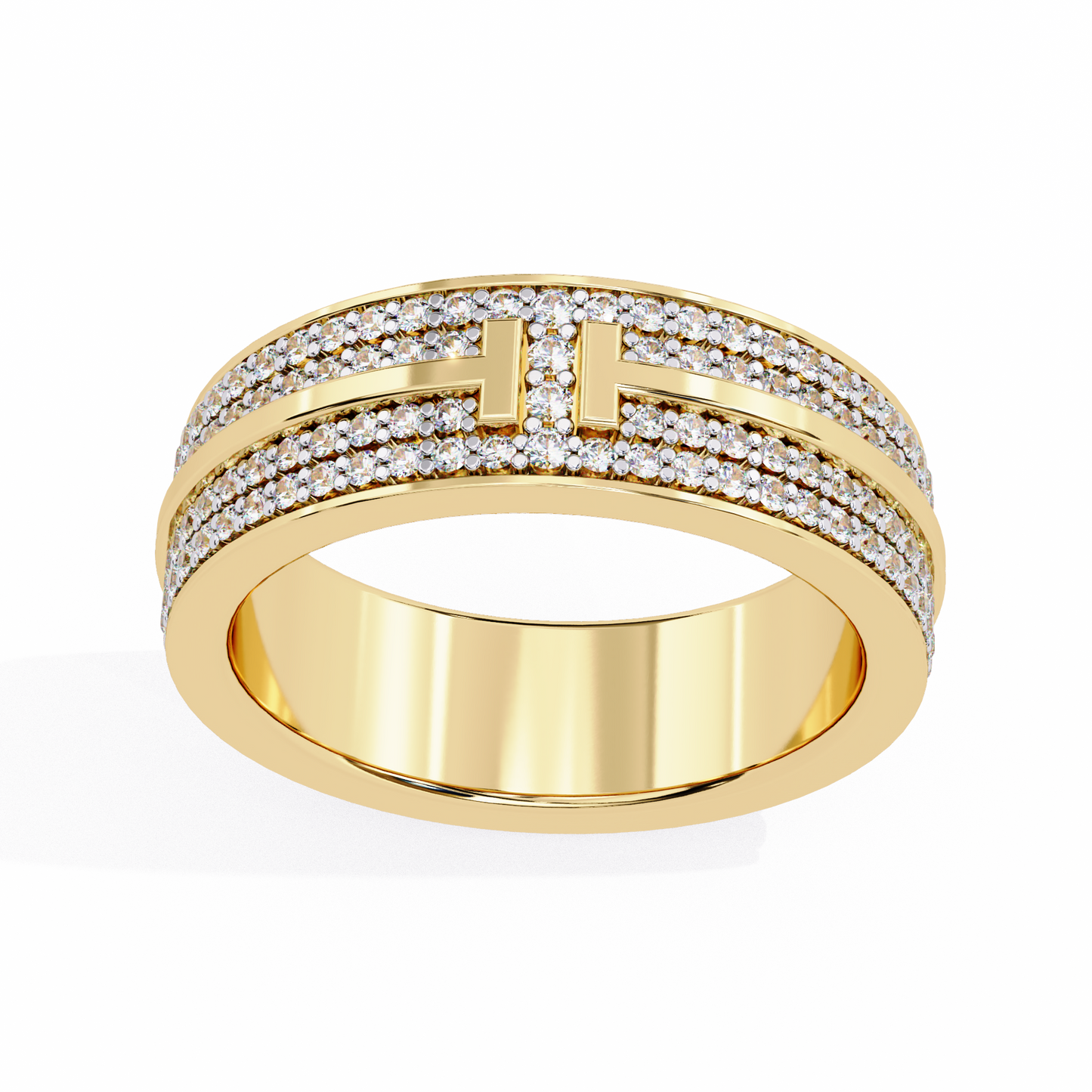 Petite Round Lab Diamond Multi-Stone Band – Dazzling Eternity Ring