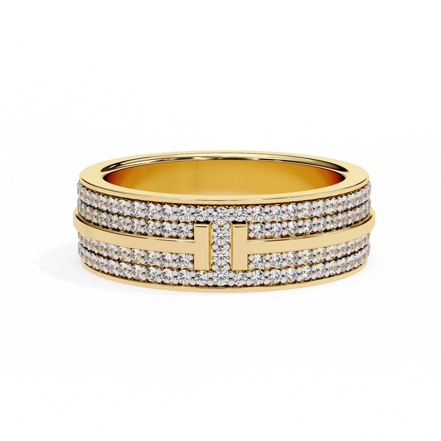 Petite Round Lab Diamond Multi-Stone Band – Dazzling Eternity Ring