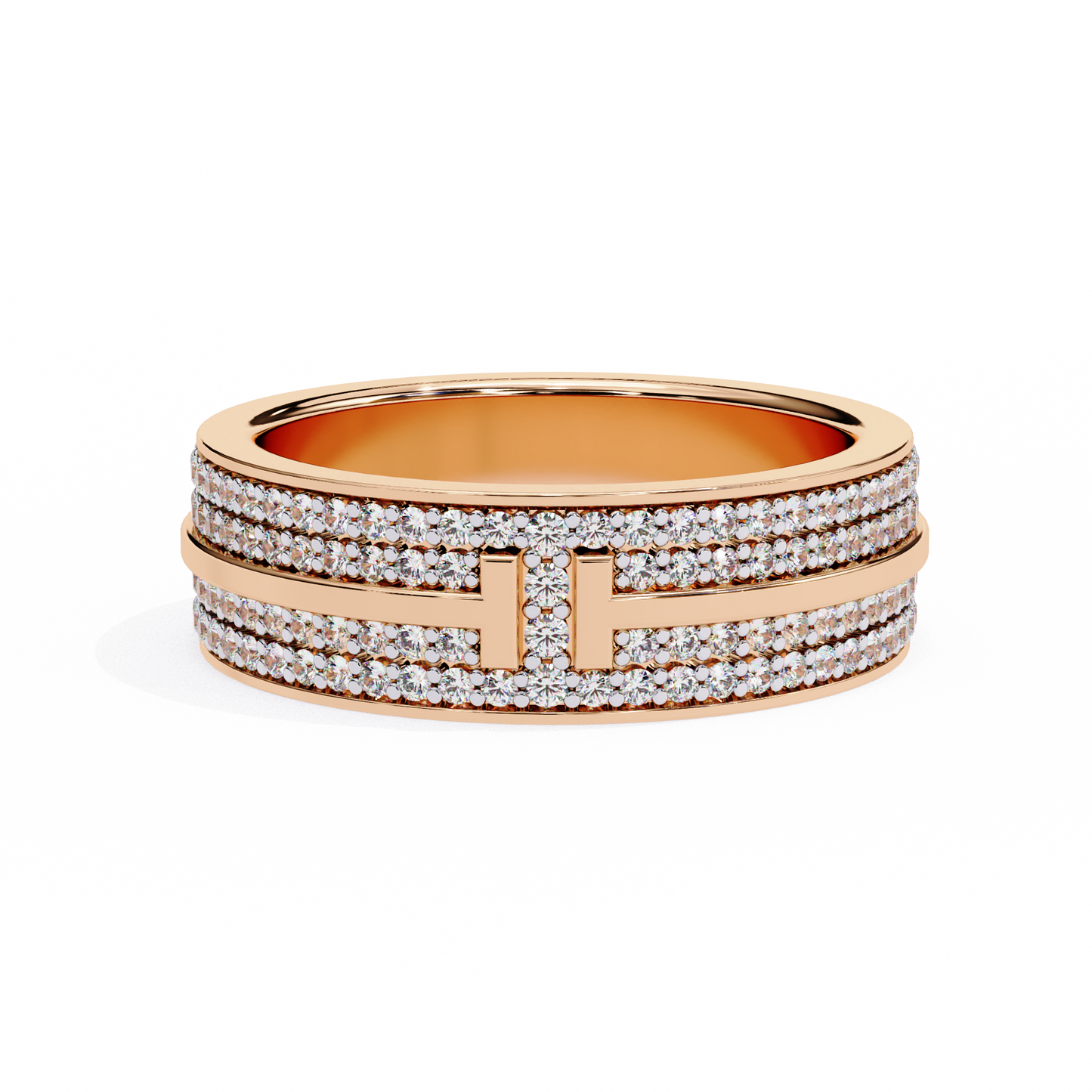 Petite Round Lab Diamond Multi-Stone Band – Dazzling Eternity Ring