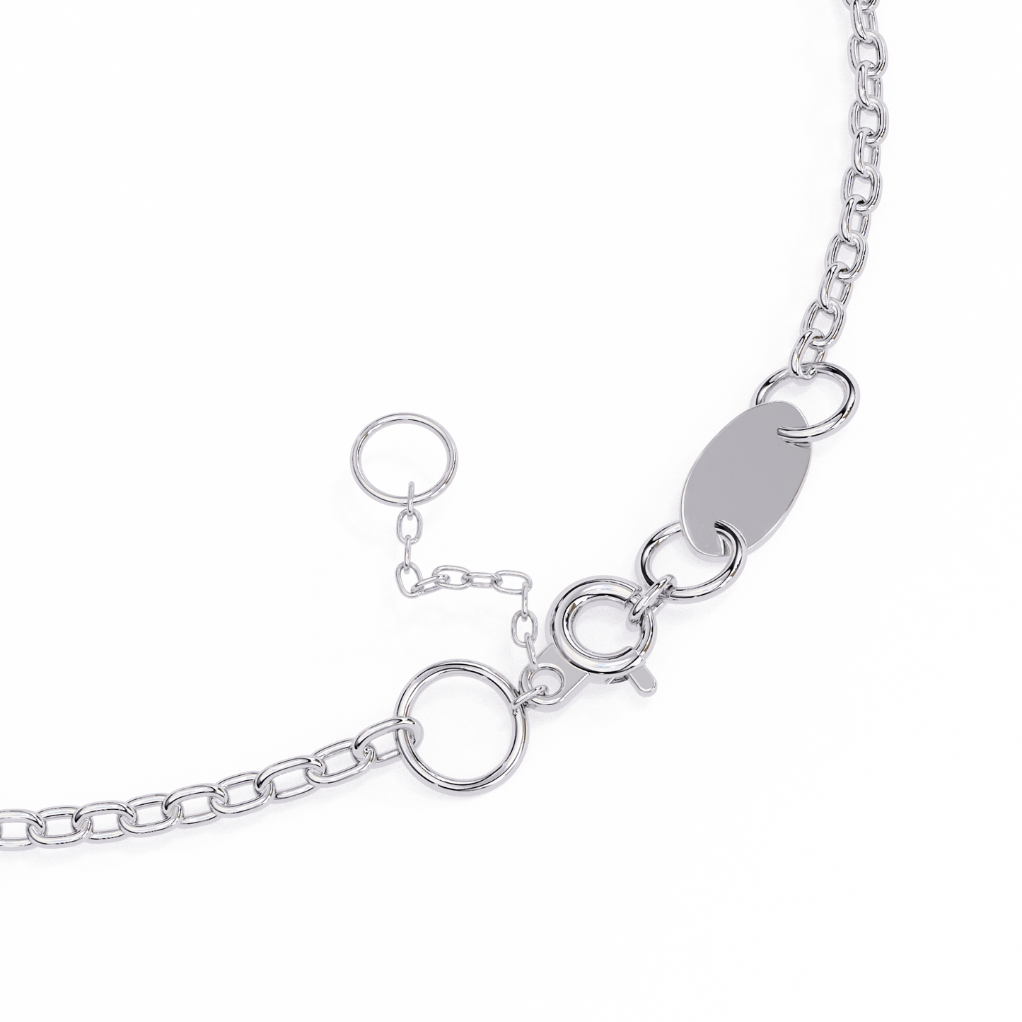 Quad Round Lab Diamond Bracelet – Elegant Four-Stone Design