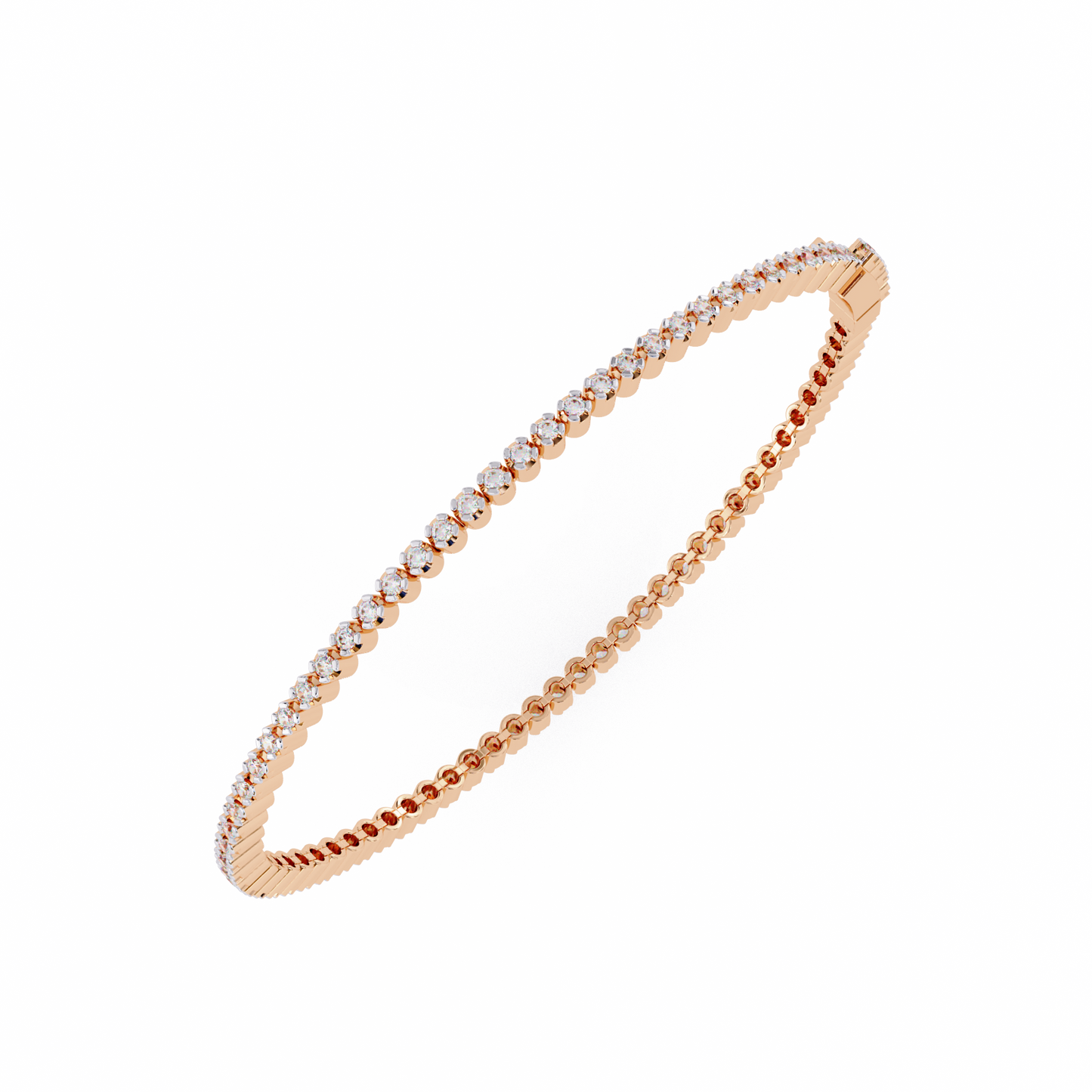 Brilliant Lab Diamond Multi-Stone Bracelet – Radiant Round-Cut Elegance