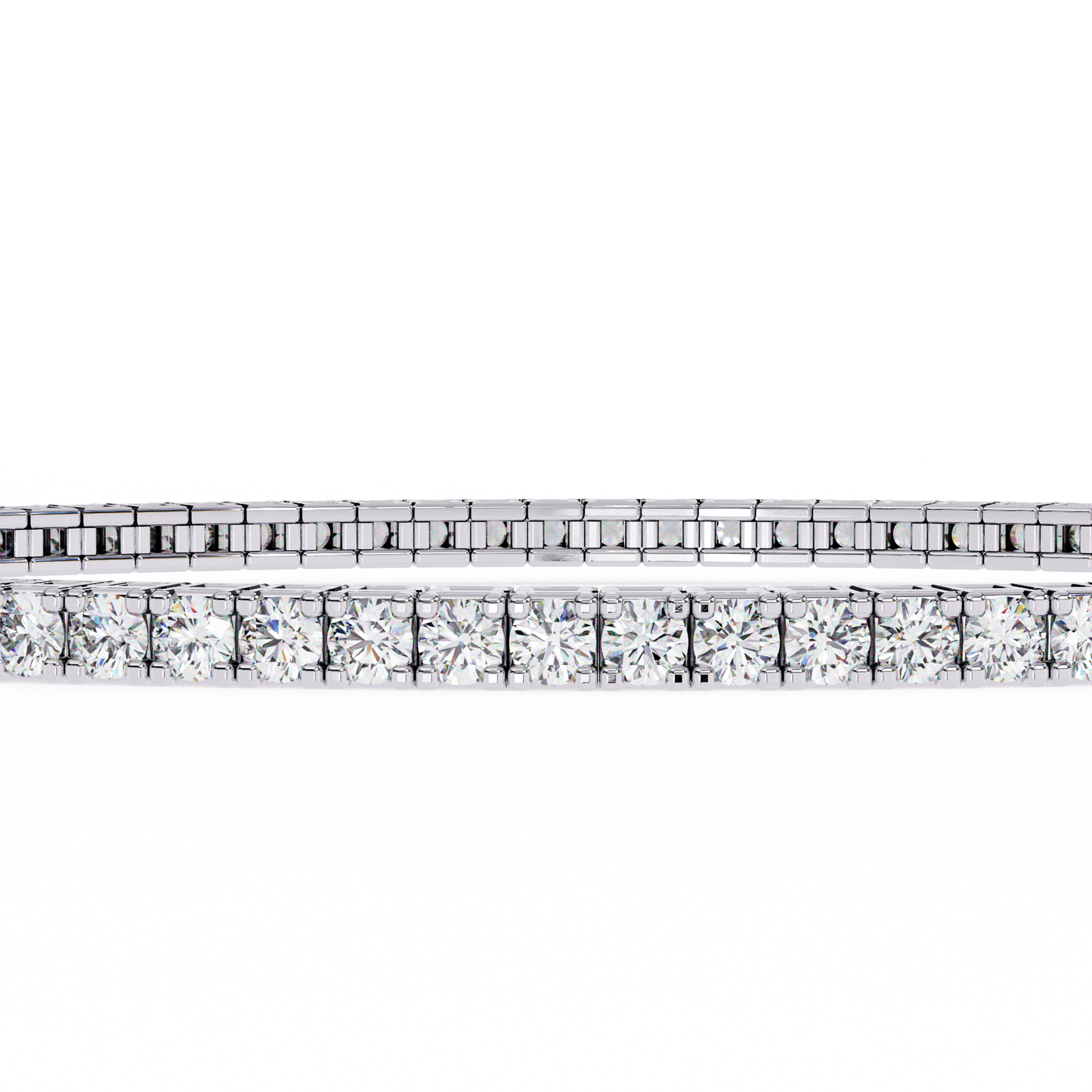 Classic Round Lab Diamond Tennis Bracelet – Timeless Multi-Stone Design