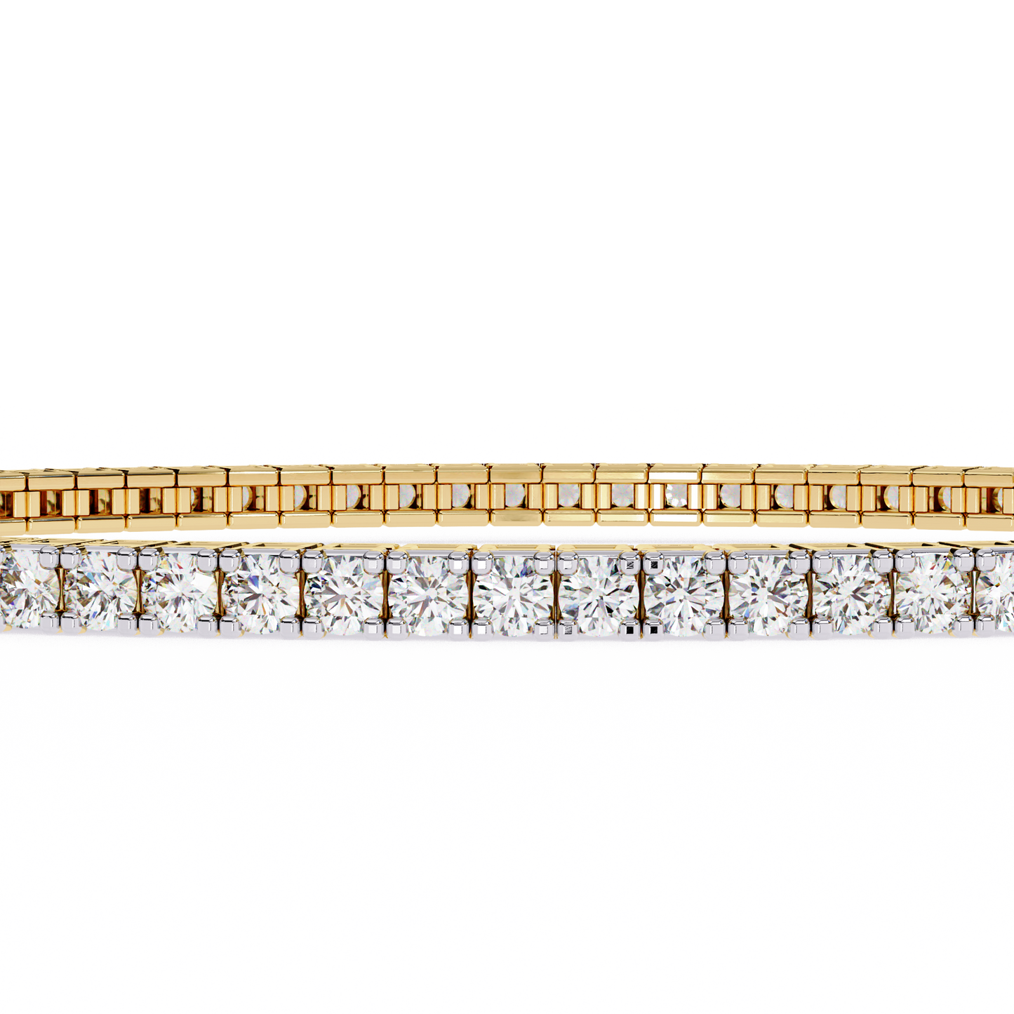 Classic Round Lab Diamond Tennis Bracelet – Timeless Multi-Stone Design