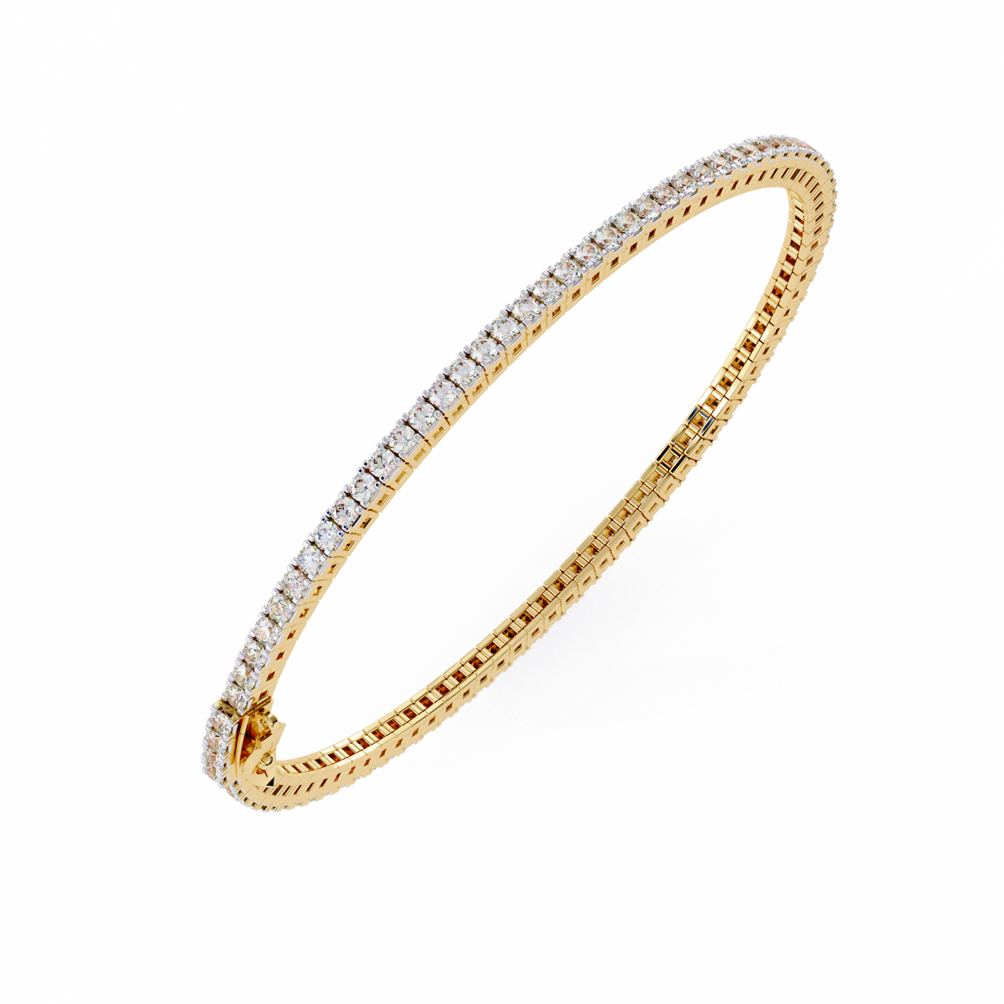 Classic Round Lab Diamond Tennis Bracelet – Timeless Multi-Stone Design