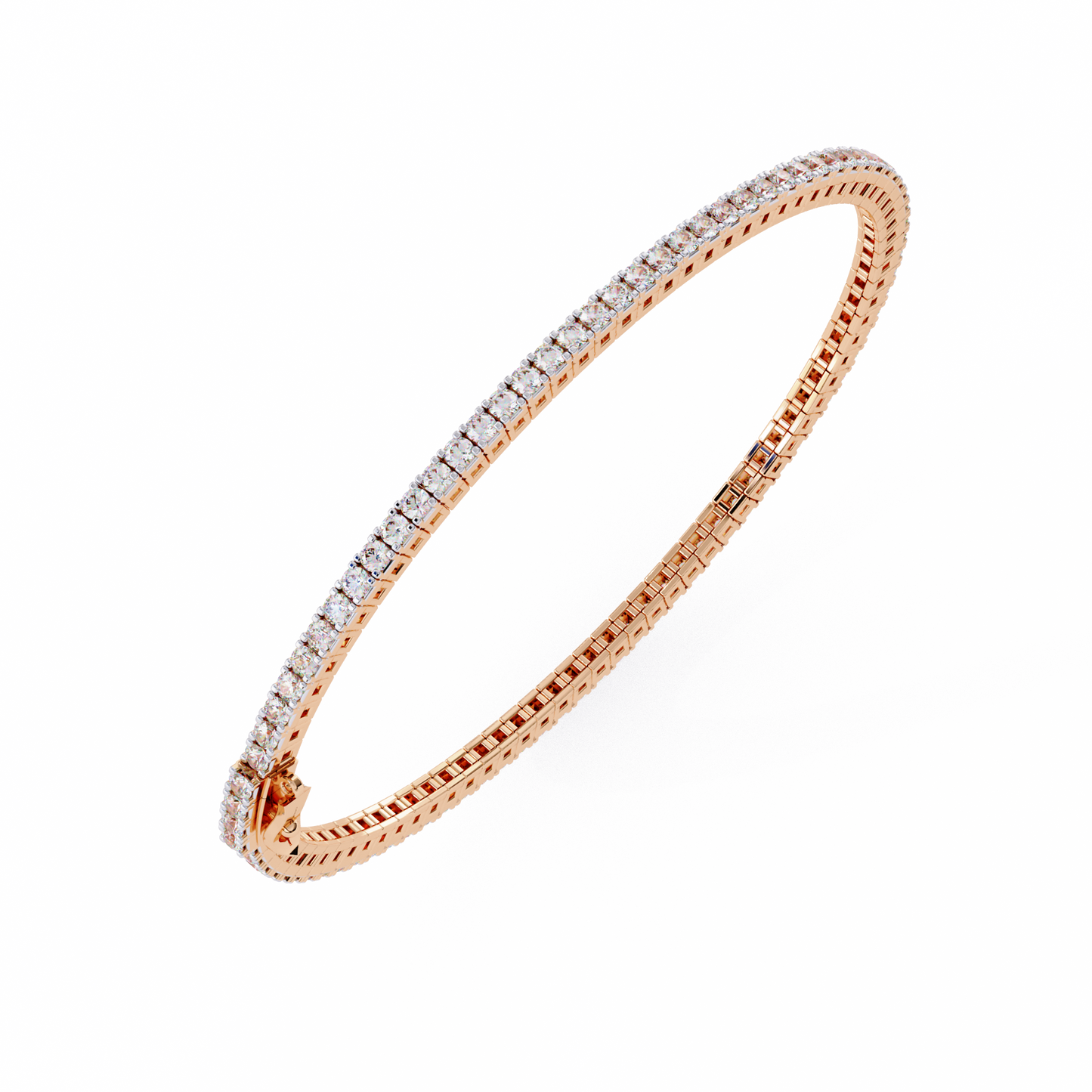 Classic Round Lab Diamond Tennis Bracelet – Timeless Multi-Stone Design