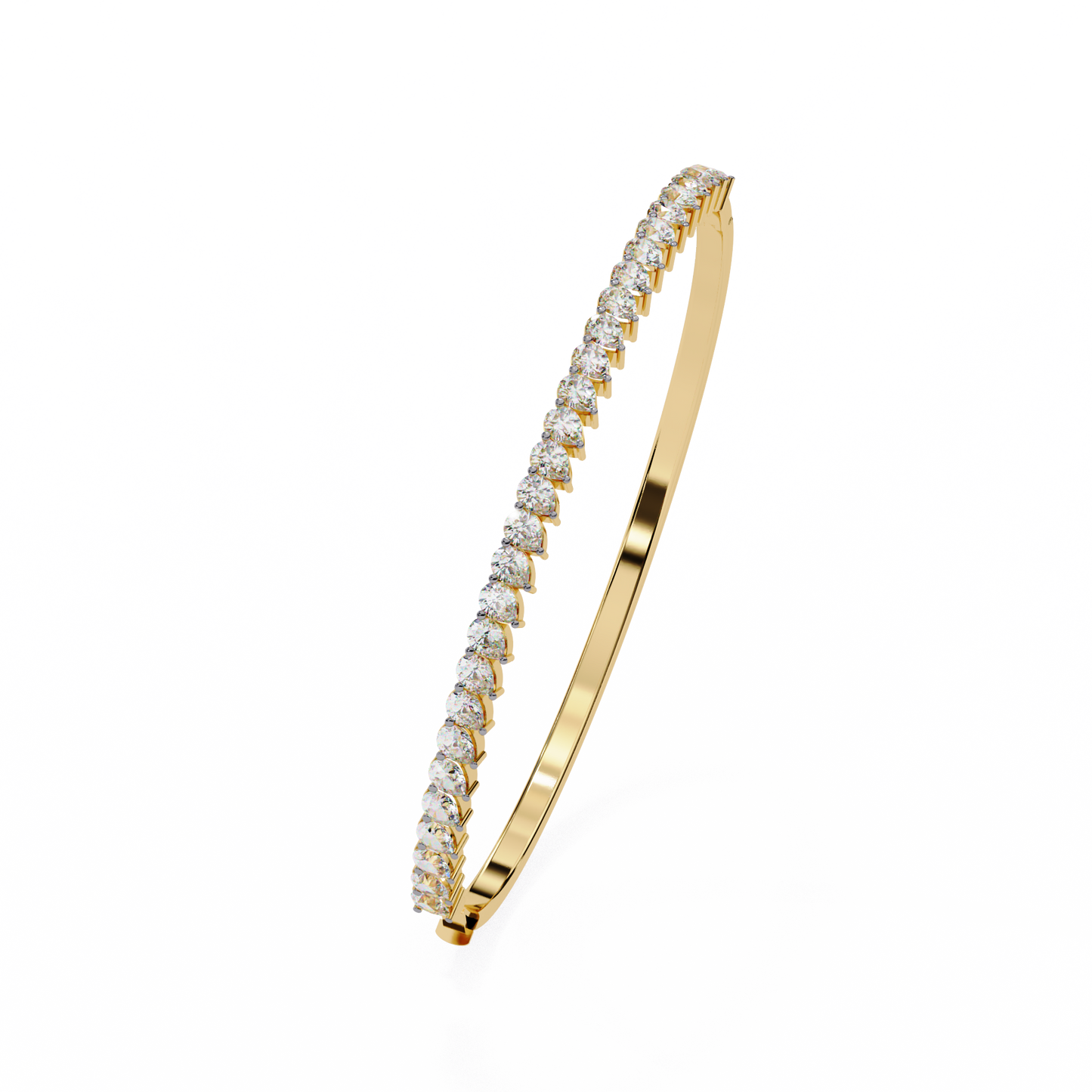Pear-Cut Lab Diamond Statement Bracelet – Bold and Brilliant Design