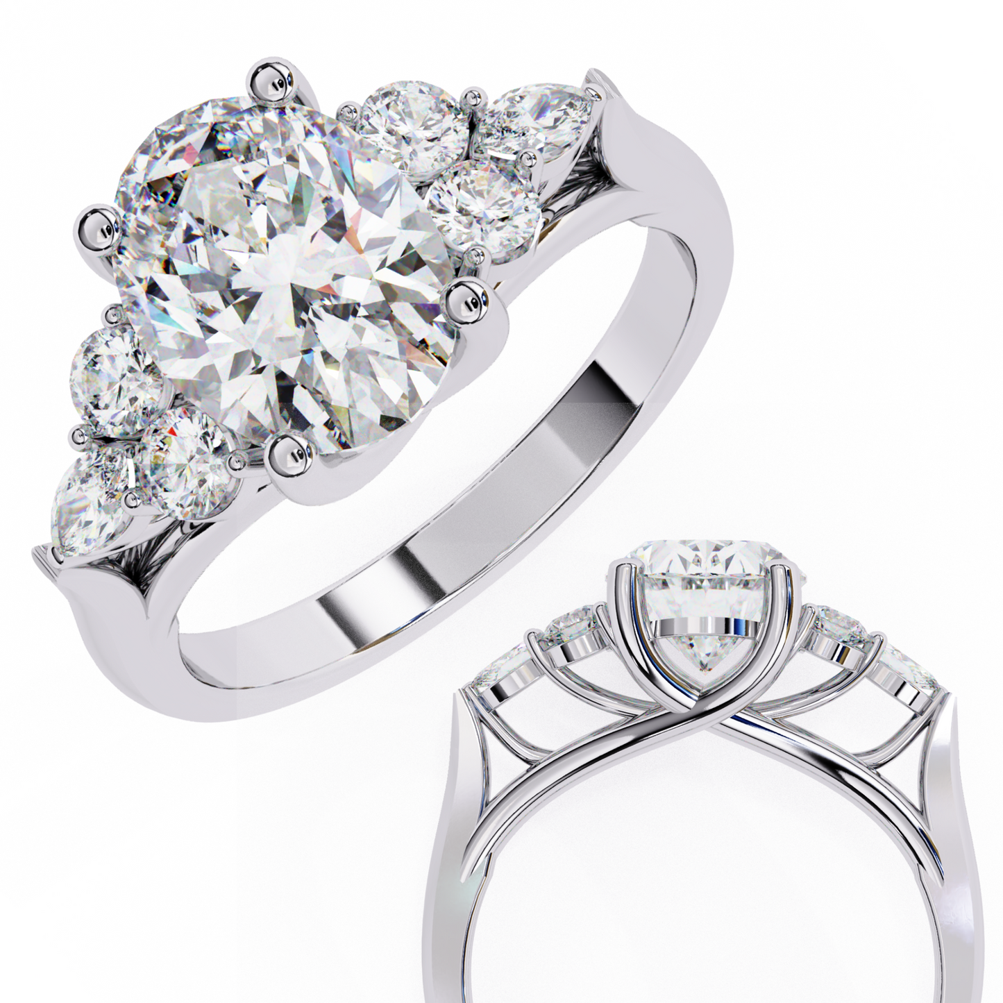 Pear Luxe Ring