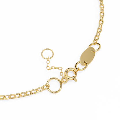 Quad Round Lab Diamond Bracelet – Elegant Four-Stone Design