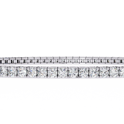 Classic Round Lab Diamond Tennis Bracelet – Timeless Multi-Stone Design
