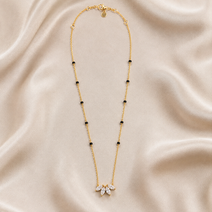 Love in Bloom Lab-Grown Diamond Floral Mangalsutra Necklace in 9K, 14K & 18K Gold