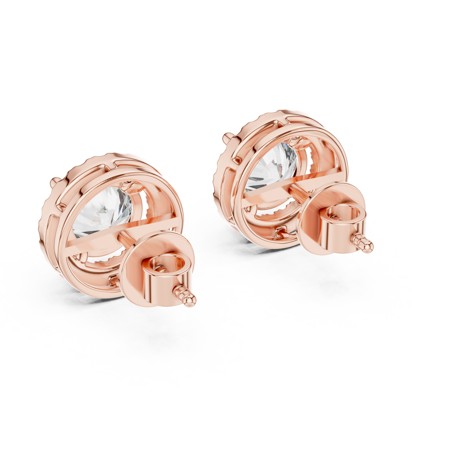 Round Lab Grown Diamond Multi-Row Statement Ring | Pave-Set Eternity Style | 10K, 14K, and 18K Gold