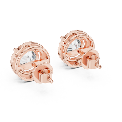 Round Lab Grown Diamond Multi-Row Statement Ring | Pave-Set Eternity Style | 10K, 14K, and 18K Gold