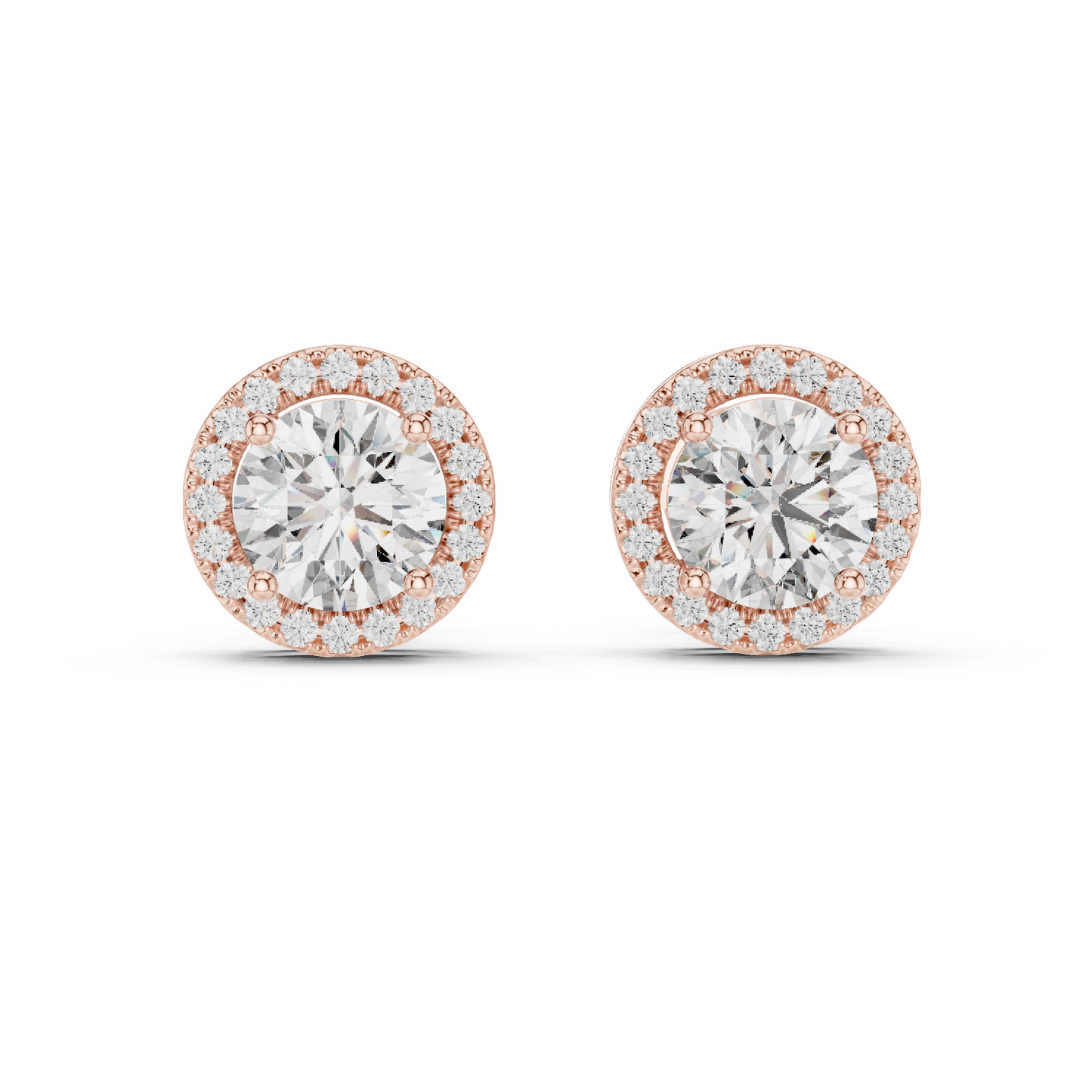Round Lab Grown Diamond Multi-Row Statement Ring | Pave-Set Eternity Style | 10K, 14K, and 18K Gold
