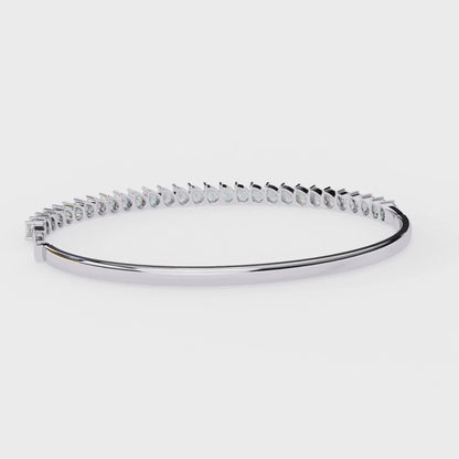 Pear-Cut Lab Diamond Statement Bracelet – Bold and Brilliant Design